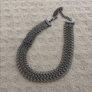 Chunky Gunmetal Chain Statement Belt